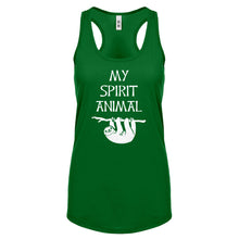 Sloth is my Spirit Animal Womens Racerback Tank Top
