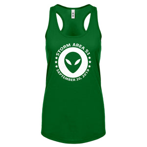 Storming Area 51 Womens Racerback Tank Top