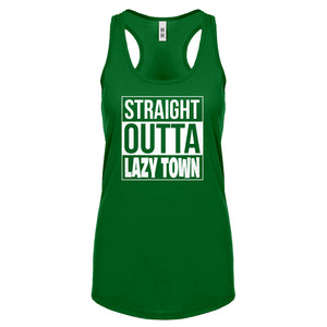Straight Outta Lazy Town Womens Racerback Tank Top