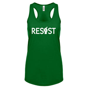 Racerback Resist Finger Womens Tank Top