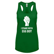I Stand with Egg Boy Womens Racerback Tank Top