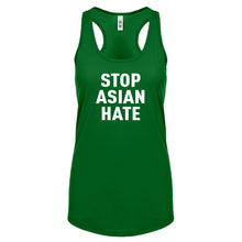 STOP ASIAN HATE Womens Racerback Tank Top