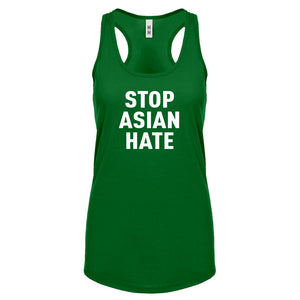 STOP ASIAN HATE Womens Racerback Tank Top