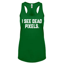 Racerback I See Dead Pixels Womens Tank Top