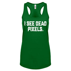 Racerback I See Dead Pixels Womens Tank Top