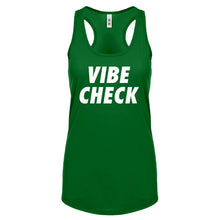 VIBE CHECK Womens Racerback Tank Top
