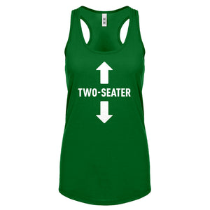 Two Seater Womens Racerback Tank Top