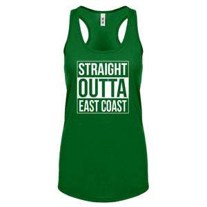 Straight Outta East Coast Womens Racerback Tank Top