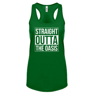 Racerback Straight Outta the Oasis Womens Tank Top