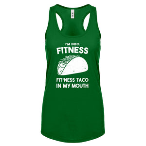 Racerback Fitness Taco Womens Tank Top