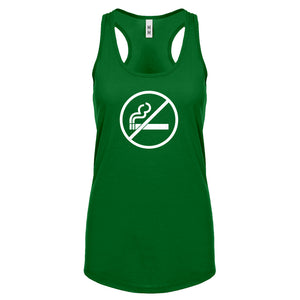 No Smoking Womens Racerback Tank Top