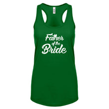 Racerback Father of the Bride Womens Tank Top