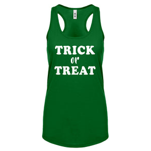 Trick or Treat Womens Racerback Tank Top