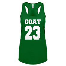 Racerback Goat 23 Womens Tank Top