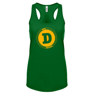 DOGECOIN Womens Racerback Tank Top