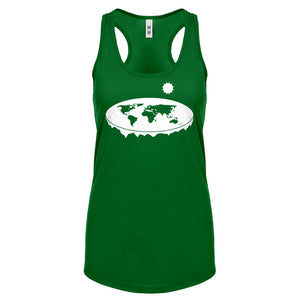 Racerback Flat Earth Womens Tank Top