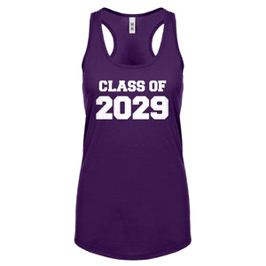 Class of 2029 Womens Racerback Tank Top