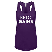 Racerback Keto Gains Womens Tank Top
