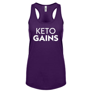 Racerback Keto Gains Womens Tank Top
