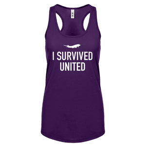 Racerback I Survived United Womens Tank Top