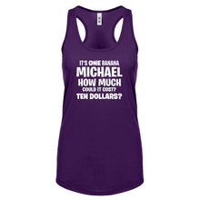 Its ONE BANANA Michael Womens Racerback Tank Top