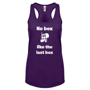 No box like the last box Womens Racerback Tank Top