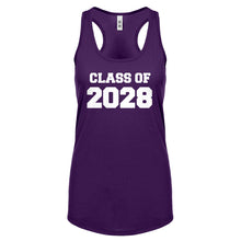 Class of 2028 Womens Racerback Tank Top
