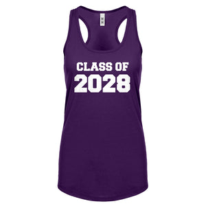 Class of 2028 Womens Racerback Tank Top