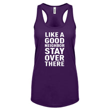 Like a Good Neighbor Womens Racerback Tank Top