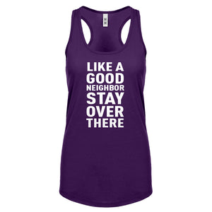 Like a Good Neighbor Womens Racerback Tank Top