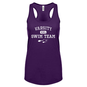Varsity Swim Team Womens Racerback Tank Top