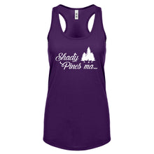 Racerback Shady Pines Ma Womens Tank Top