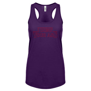 I Dump Your Ass Womens Racerback Tank Top