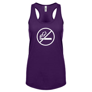 No Smoking Womens Racerback Tank Top