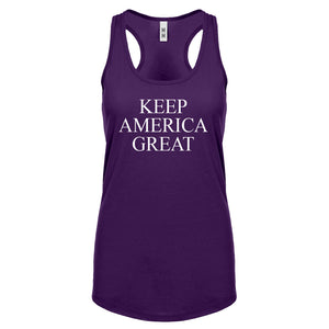 Keep America Great Womens Racerback Tank Top