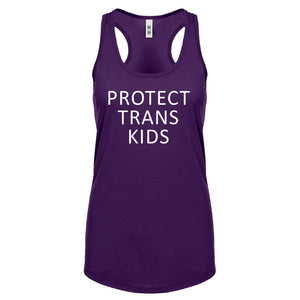 Protect Trans Kids Womens Racerback Tank Top