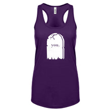 Racerback You're Dead to Me Womens Tank Top