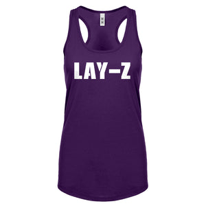Racerback Lay-Z Womens Tank Top