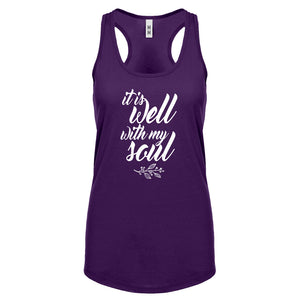 Racerback It is Well with My Soul Womens Tank Top