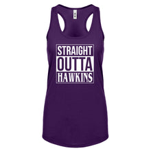 Straight Outta Hawkins Womens Racerback Tank Top