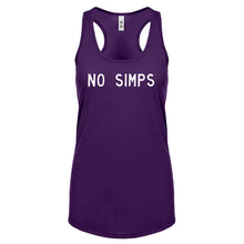 No Simps Womens Racerback Tank Top