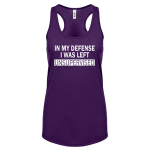 Racerback In My Defense Womens Tank Top