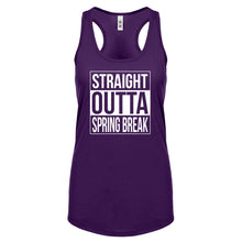 Straight Outta Spring Break Womens Racerback Tank Top