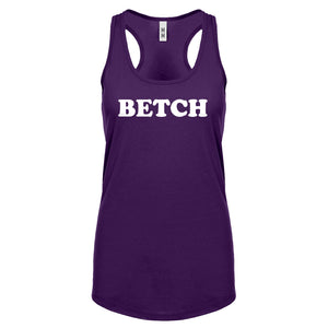 Betch Womens Racerback Tank Top