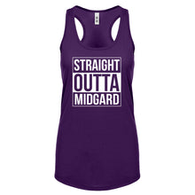 Racerback Straight Outta Midgard Womens Tank Top