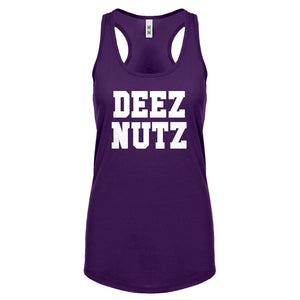 Racerback Deez Nuts Womens Tank Top