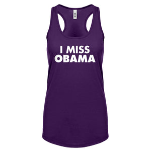Racerback I Miss Obama Womens Tank Top