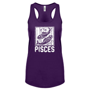 Racerback Pisces Zodiac Astrology Womens Tank Top