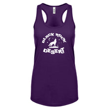 Black Rock Desert Womens Racerback Tank Top