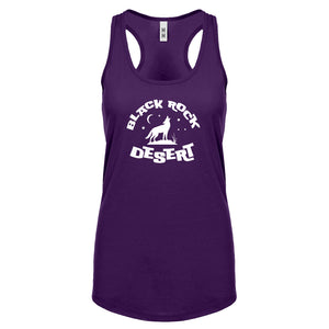 Black Rock Desert Womens Racerback Tank Top